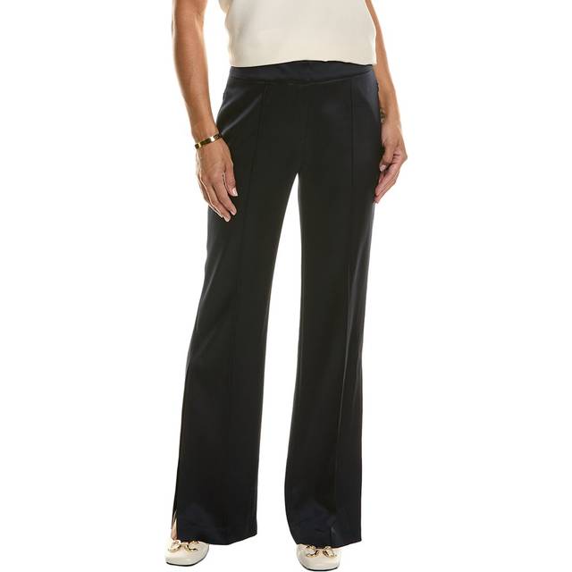 Elie Tahari Satin Side Slit Pant