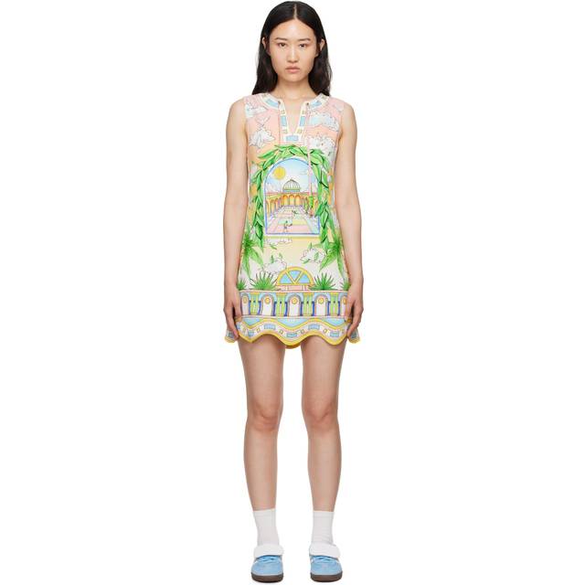 Casablanca Multicolor Paysage Ideal Minidress - Paysage Ideal - UK 12
