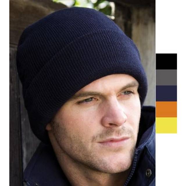 Result Winter Essentials Heavyweight Thinsulate Hat RC033 Black One Si