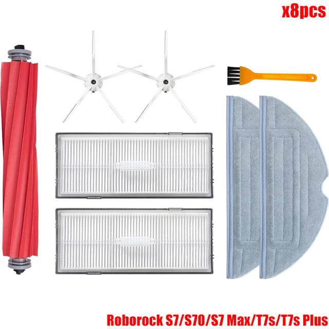 (set 1) For Xiaomi Roborock S7 S70 S75 S7 Max T7S / T7S Plus Hepa Filter Mop Cloth
