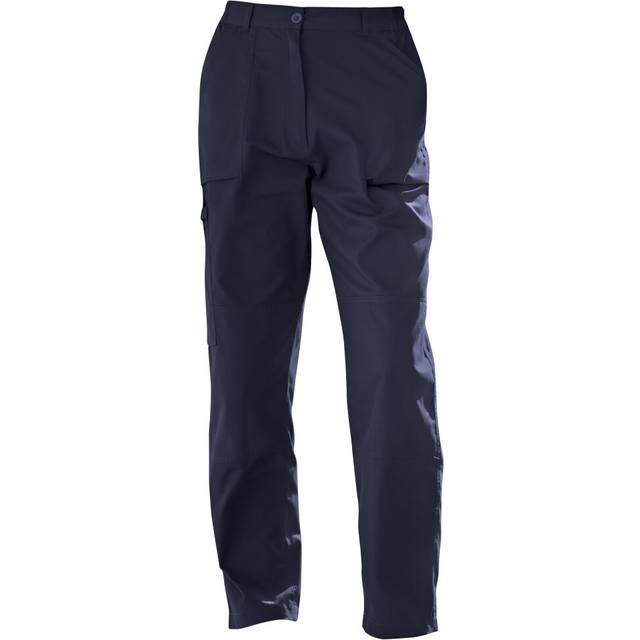 Regatta Womens Ladies New Action Trouser (Long) / Pants (Navy Blue) Cotton - Size 16 UK