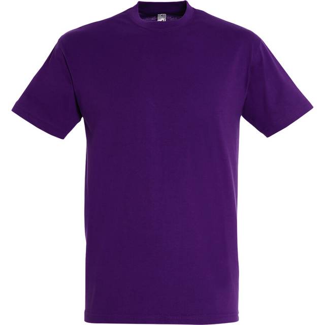 SOLS Mens Regent Short Sleeve T-Shirt (Dark Purple) Cotton - Size Large