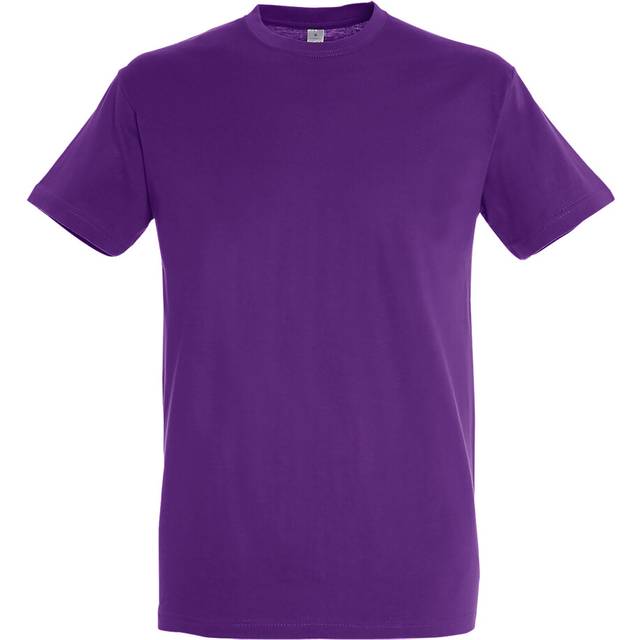 (2XL, Light Purple) SOLS Mens Regent Short Sleeve T-Shirt