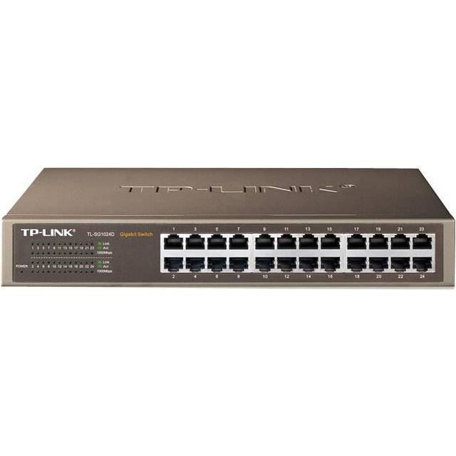 TP-LINK - 24-Port Gigabit Desktop/Rack Mount Switch