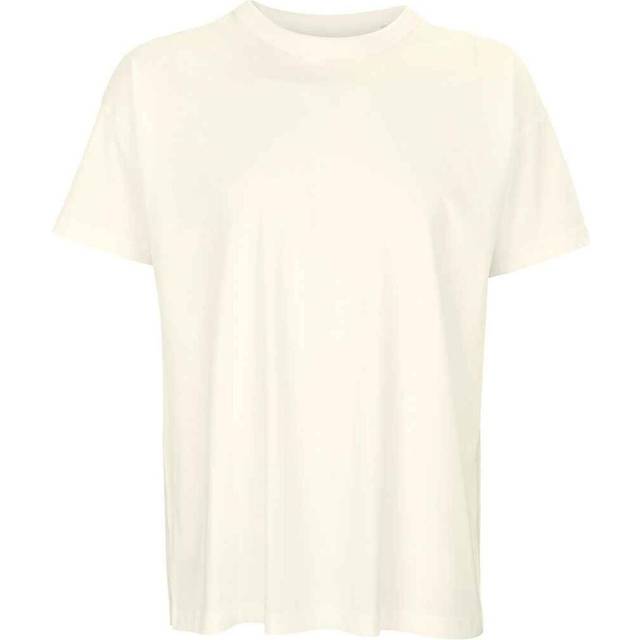 (M, Off White) SOLS Mens Boxy Organic Oversized T-Shirt