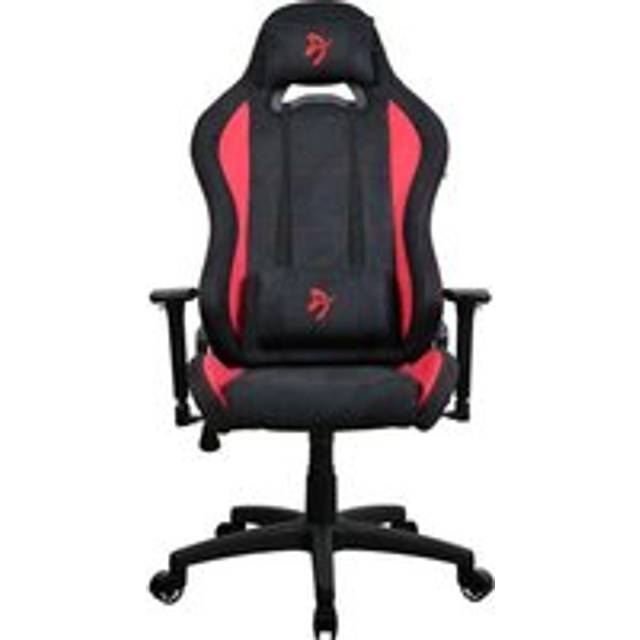 AROZZI Torretta Supersoft Fabric Gaming Chair - Red, Black,Red