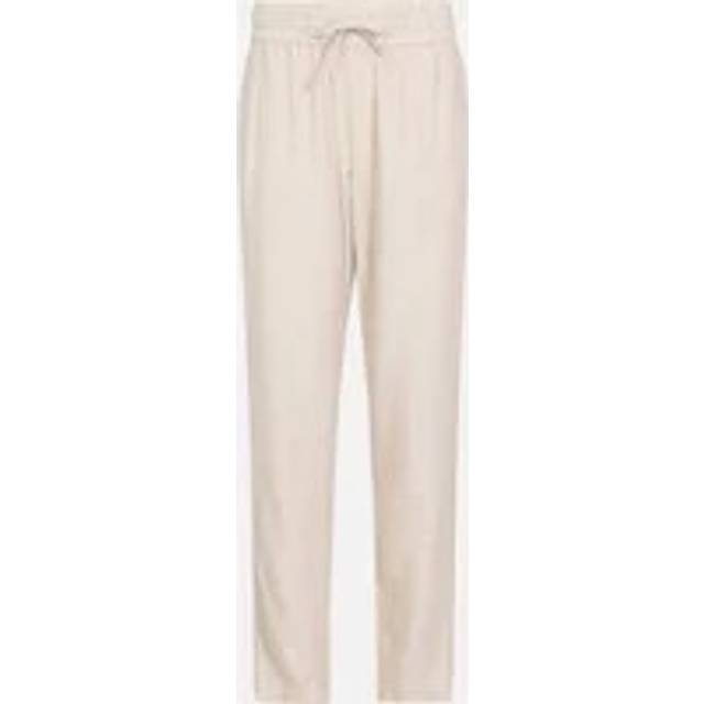 Mountain Warehouse Womens/Ladies Breeze Linen Blend Trousers (Beige) - Size 12 UK