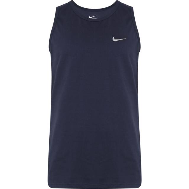 (  NIKEVESTNAVY-S) Men's Nike Logo Vest Tank Top Sleeveless S-XL