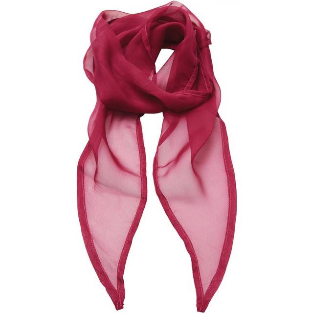 (One Size, Hot Pink) Premier Unisex Adult Colours Chiffon Scarf