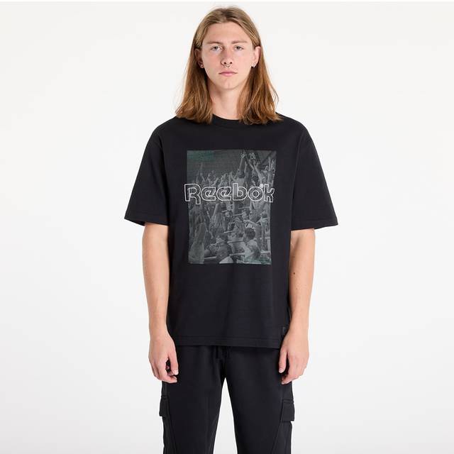 T-shirt Reebok Classics Team Tradition Short Sleeve Tee UNISEX Black XL