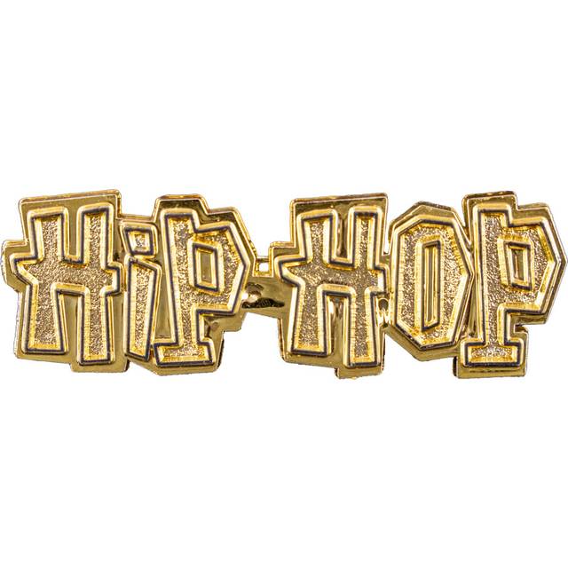 Double " Hip Hop " Gold Ring (One Size)