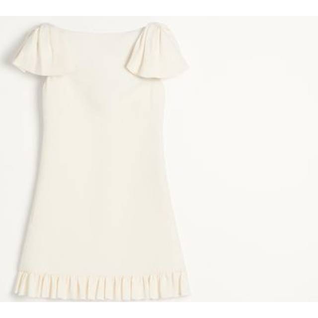 Valentino CREPE COUTURE SHORT DRESS Woman IVORY 48