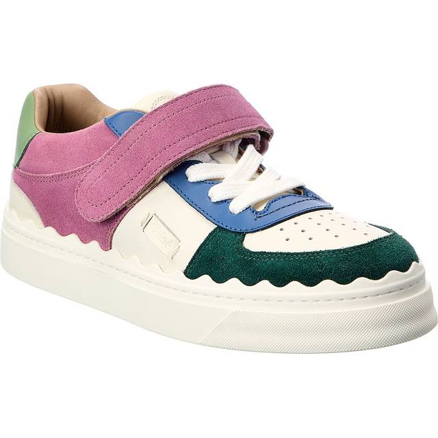 Chloé Lauren Leather & Suede Sneaker
