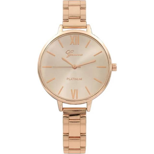 (rose gold) Women Watch Mujer Golden Relojes Small Strap Quartz Leisure Watches Popular