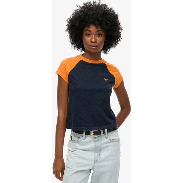 Superdry Essential Logo T-shirt - Navy, Navy, Size 12, Women