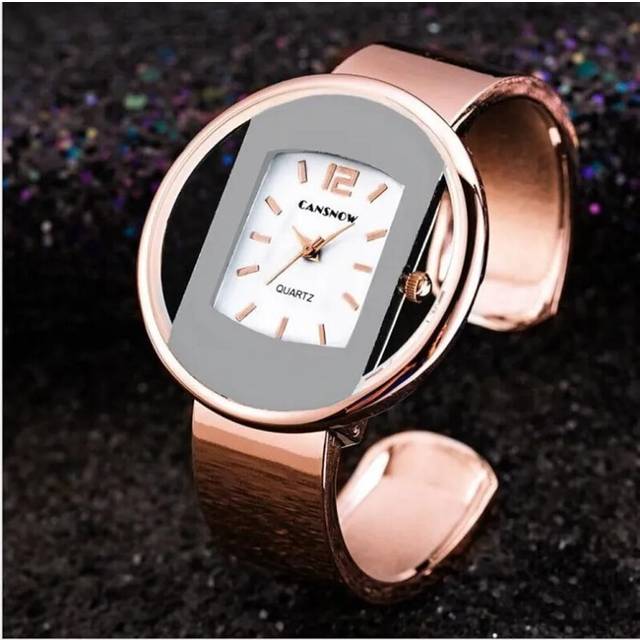 (rose gold white) Fashion Women Watch Gold Designed Luxury Ladies Wristwatches Steel Female