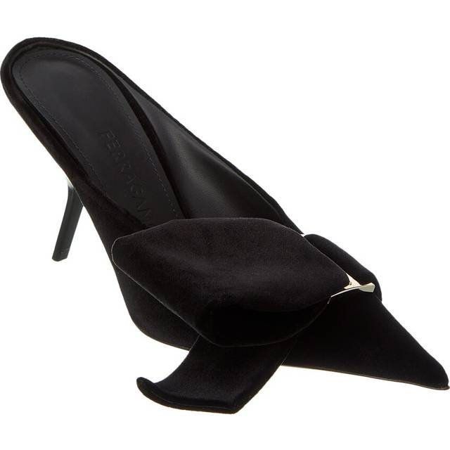 Ferragamo Asymmetric Bow Velvet Pump