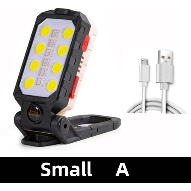 (Small A, Other) Portable LED Worklight Flashlight Adjustable Camping Lantern Magnet Hook