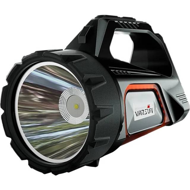 Warsun Rechargeable Solar Energy Camp Flashlights ABS Portable Waterproof
