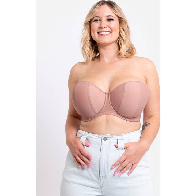 Curvy Kate Luxe Strapless Bra, Latte
