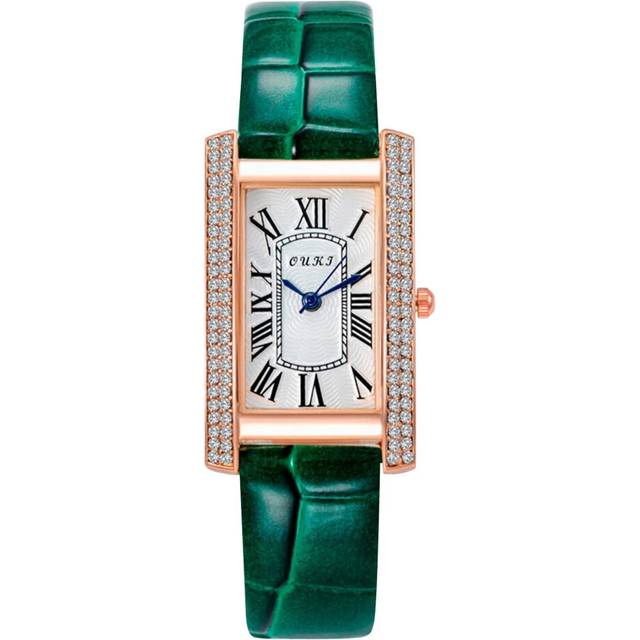 (green) Women's Watches Quartz Watches For Women Luxury White Watches Ladies Dress