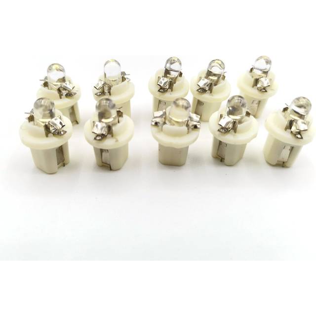 (Blue) 10Pcs/lot Multi Color T5 B8.5D SMD LED car light Automobiles car light-emitting