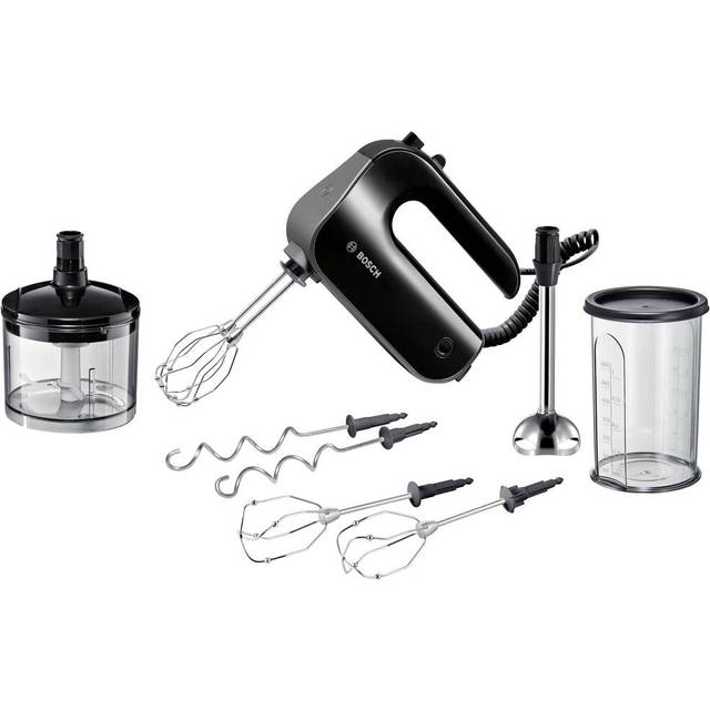 Bosch MFQ4980B Handmixer, Svart, Silver