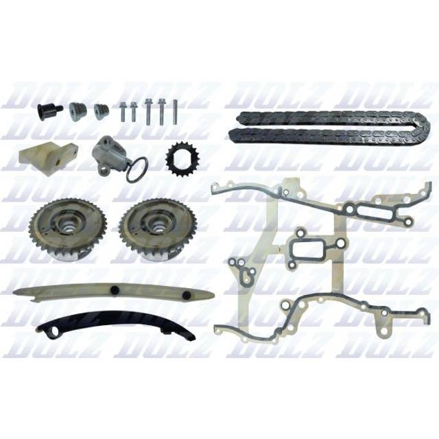 DOLZ Transmissionskedjesats SKCO004V Enkel OPEL: Meriva B, Corsa D Hatchback, Astra J Sports Tourer, CHEVROLET: Aveo Hatchback, Orlando