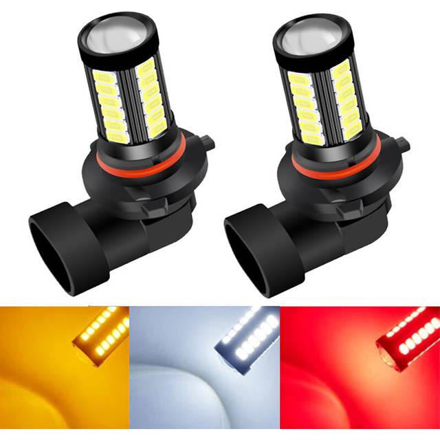 (9005-HB3, WHITE) 2PCS P13W car light LED fog bulb H11 H16 9005 9006 bulb 5630 33 LED Fog