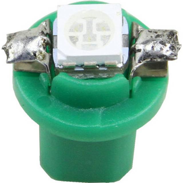 (Green) 10pcs Green B8.5D 509T B8.5 5050 Led 1 SMD T5 Lamp Auto Wedge Gauge Dash