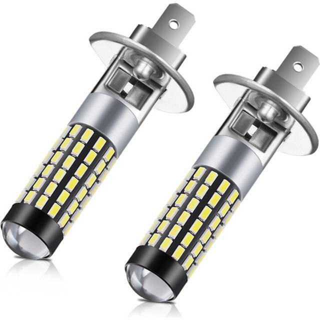 (5202, 6000K Cold White) OBOLED 2PCS H1 car light H3 Replacement Bulb H7 H10 880 881 5202 Led Auto