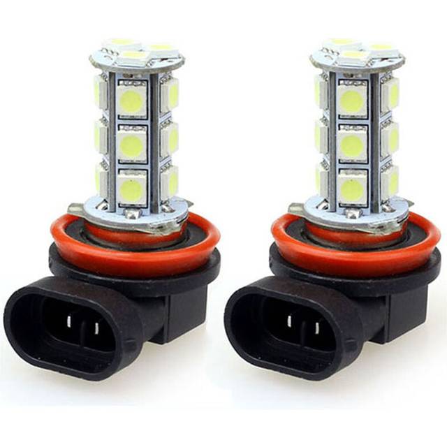 (H4, WHITE) 1PC H11 H8 car light H7 9005 9006 H1 H4 H3 LED Bulbs for Fog s 5050 18SMD