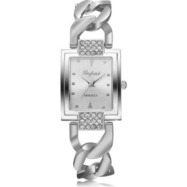 (4) Women's Watches Top Brand Luxury Gold Watch Women Watches Rhinestone Ladies