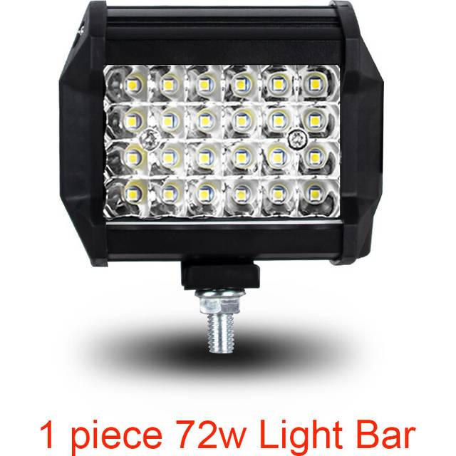 (1 x 72W led bar) 12V 24V LED Bar Offroad Spot Flood Combo LED Light Bar/Work Light for