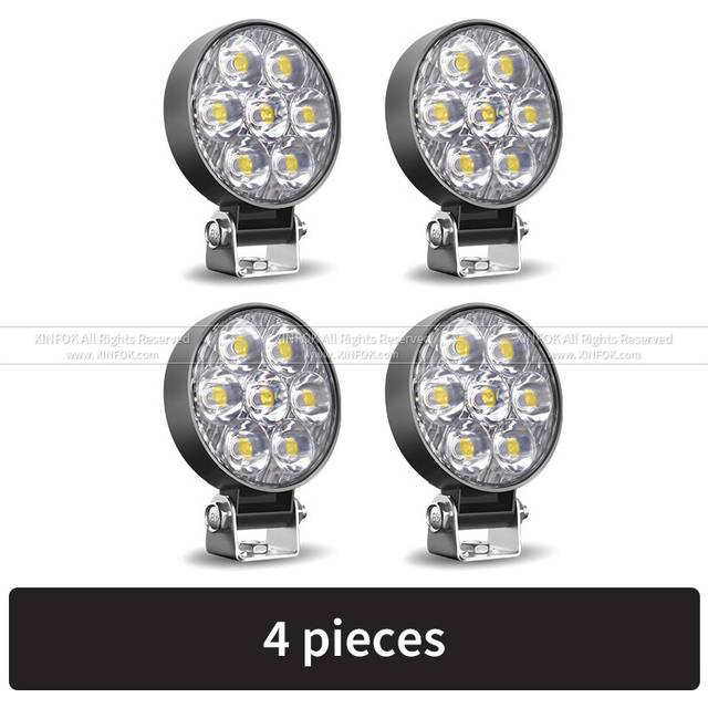 (4 PCS) Light Bar Mini LED LED Work Light Spotlight for Jeep Truck Car SUV ATV