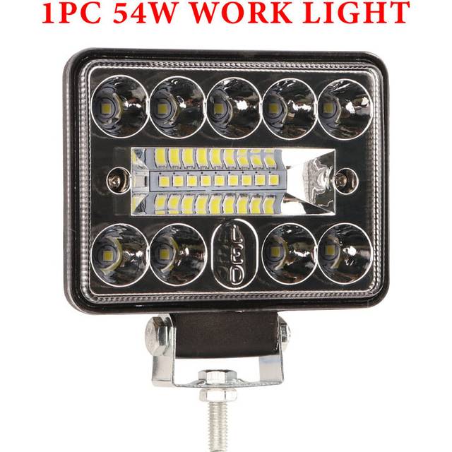 (1 pcs) Car Led light bar Fog light Work Light 18LED Square Bright Super Spotlight