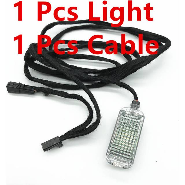 (trunk light 1P1C) interior Rear tailgate Led trunk car light 3 SMD lamp with Cable wiring