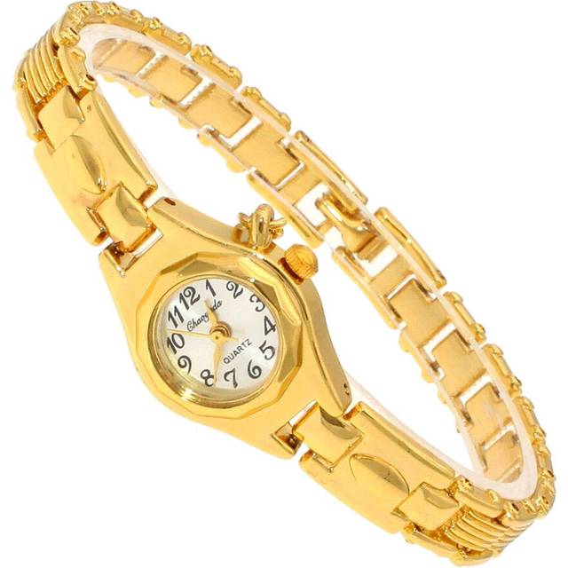 (1) Cute Women Watch Mujer Golden Relojes Small Dial Quartz Watch Popular
