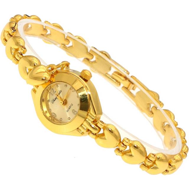 (7) Cute Women Watch Mujer Golden Relojes Small Dial Quartz Watch Popular