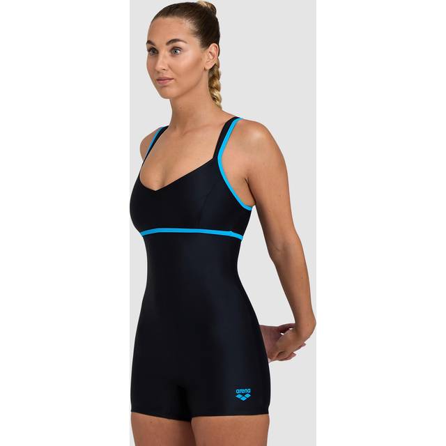 Maxfit Eco W Venus Pool Legsuit - black/blue - 16