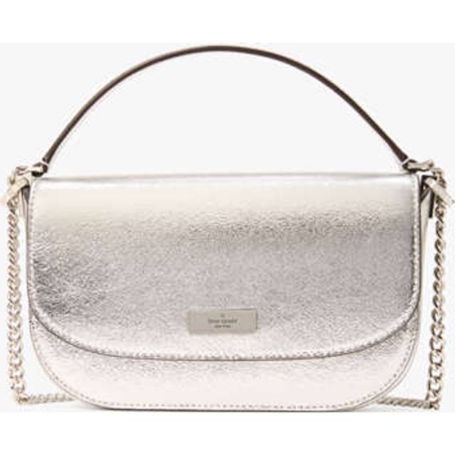 Kate Spade New York Krista Metallic Leather Chain Flap Crossbody