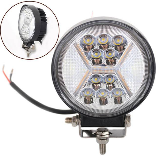 4 Inch LED Work Light Round Spot Flood Driving Fog Lamp SUV ATV Offroad
