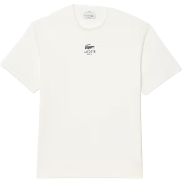 Lacoste Paris Logo T Shirt White