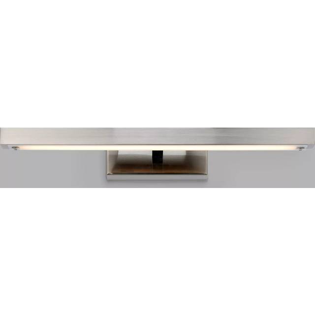 John Lewis Contemporary Picture LED Wall Light, Brushed Chrome