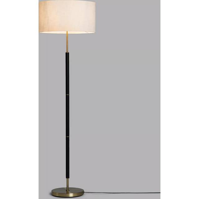 John Lewis Hamilton Drum Shade Floor Lamp, Black