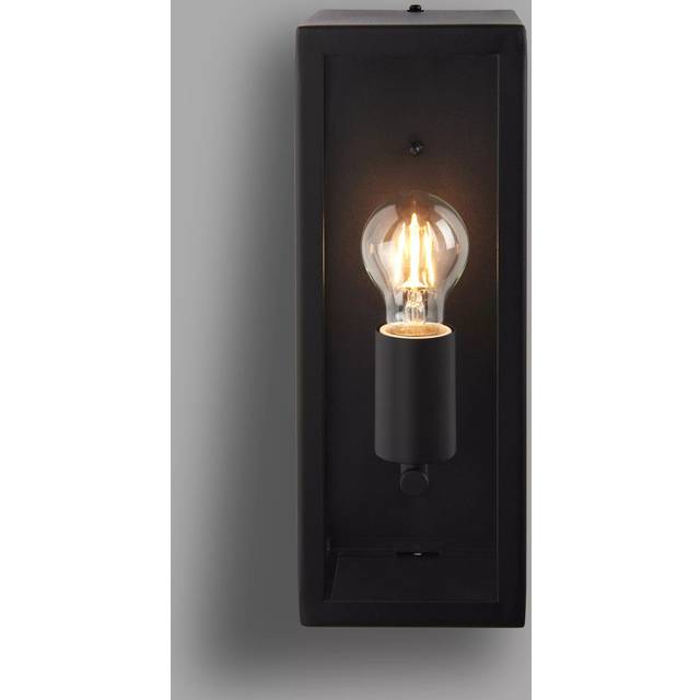 John Lewis Potter Single Outdoor Wall Light, Black