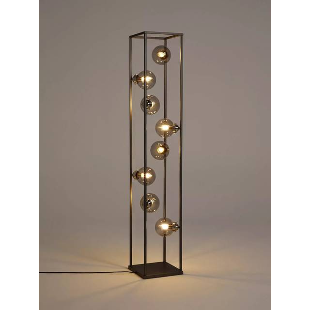 John Lewis Orb 8 Light Floor Lamp, Smoke