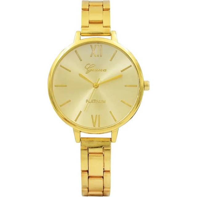 (Gold) Women Watch Mujer Golden Relojes Small Strap Quartz Leisure Watches Popular
