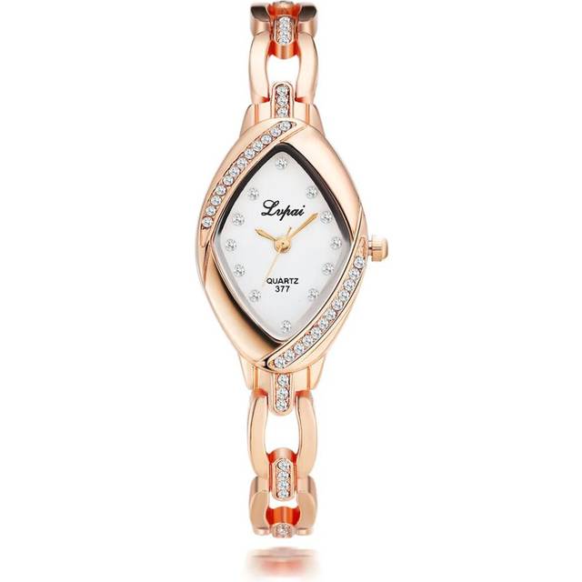 (White Rose Gold) 2021 Fashion Women's Burst Diamond-encrusted Watch Wholesale Market Watch