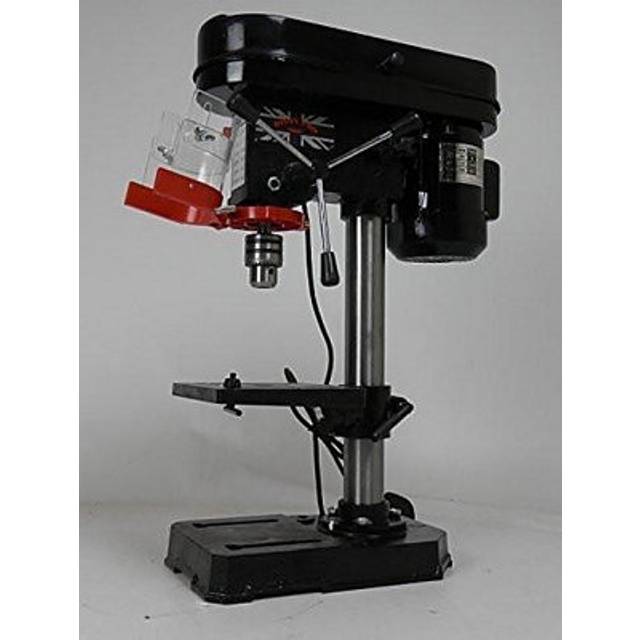 Heavy Duty 250mm 13mm Rotary Pillar Press Drill 5 Speed Drilling Bench Press